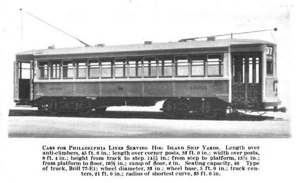 Brill Philadelphia Liner Streetcar