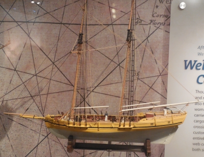 Schooner Model at American History Museum