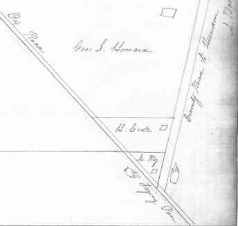 Fairfax County 1885 Road Case Map near Floris