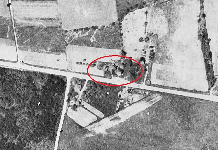 Location of Gate #3 on 1937 Aerial Photo