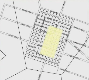 Approximate Loudoun County Prison Bounds in 1759