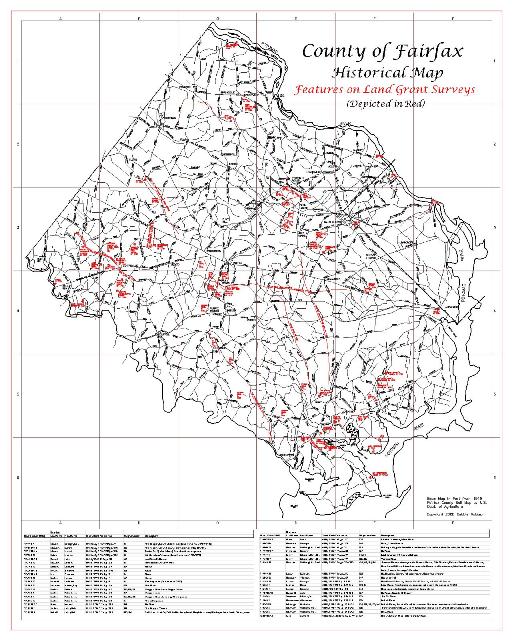 County of Fairfax Historical Map