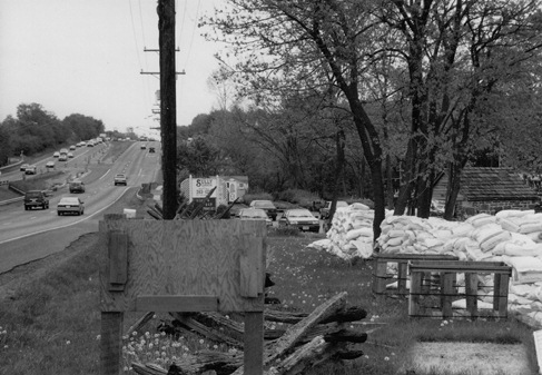 View of Little River Turnpike (Rt. 50) from tavern