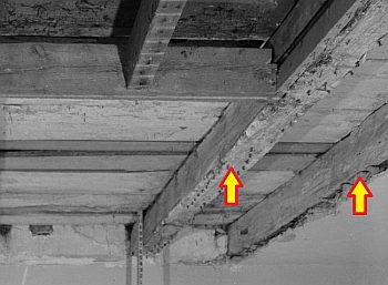 Original Hand-Hewn Joists