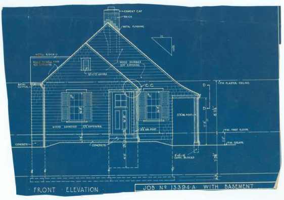 Blueprints for elevation