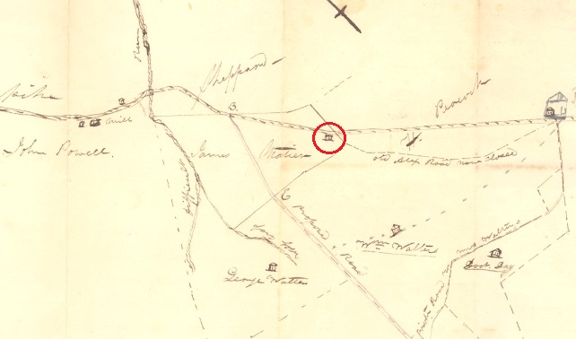 Road Survey Depicting Mateer's Tavern